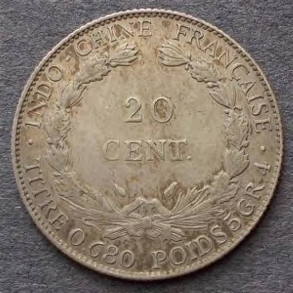 1937-French-Indochina-20-Centimes